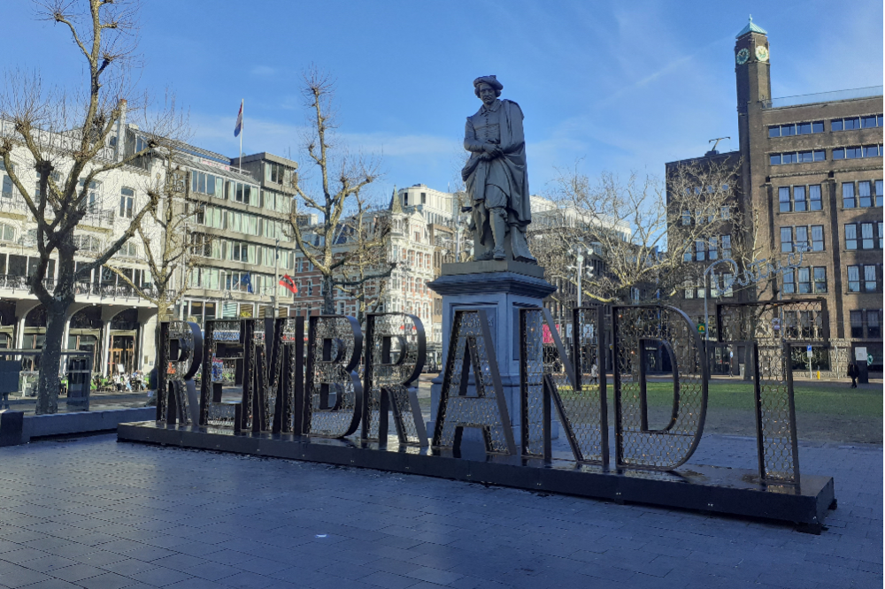 Statue Rembrandt Rembrandtplein #1