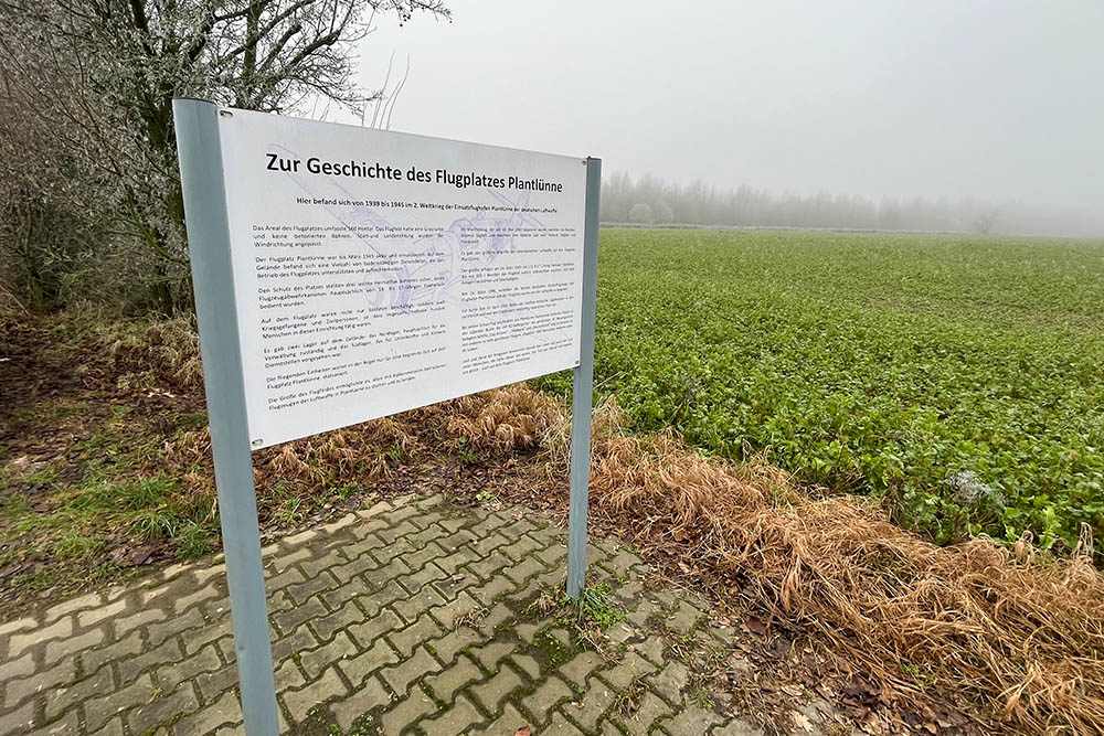 Informatiebord Voormalig Vliegveld Plantlünne #2