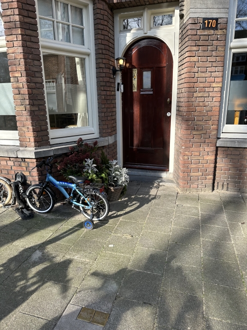 Stolpersteine Churchill-laan 170 (voorheen Noorder Amstellaan 170) #2