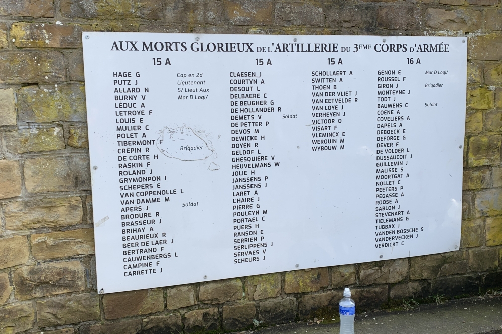 Memorial 15th Regiment Artillery #1