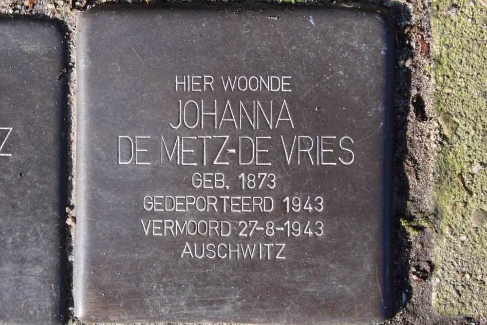 Stumbling Stones Boddenstraat 72 #3