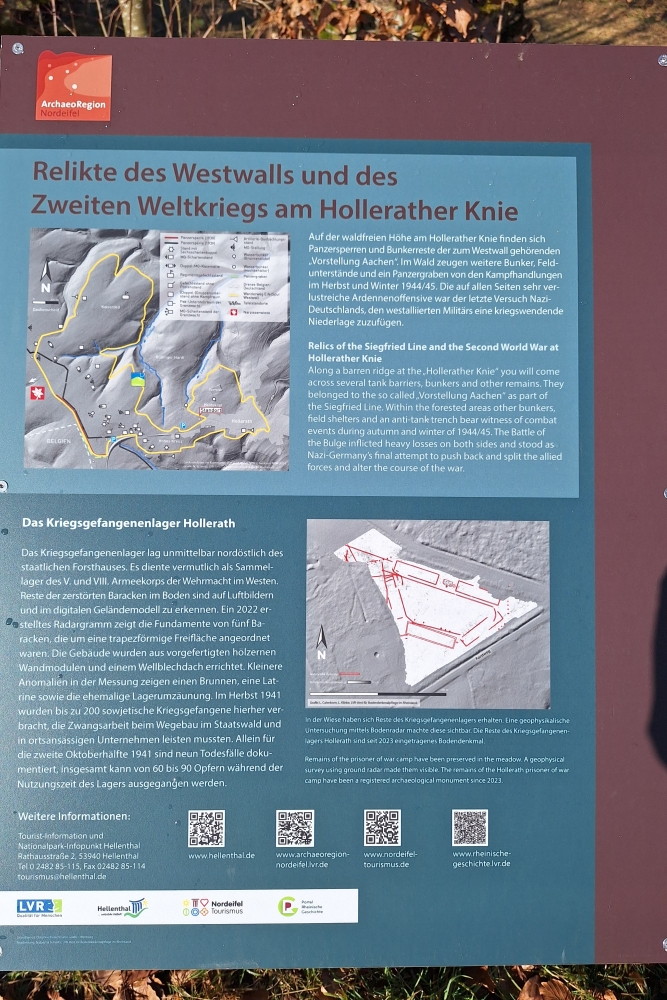 Information Board POW Camp Hollerath #3