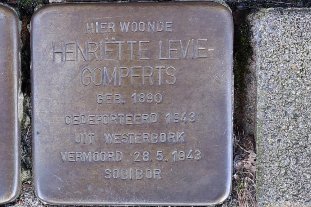 Stolpersteine Hogerbeetsstraat 18c #3
