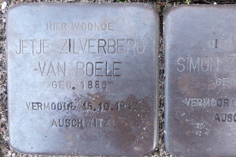 Stolpersteine Van Weelstraat 29a #2