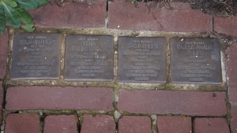 Stolpersteine Goudvinkenstraat 8