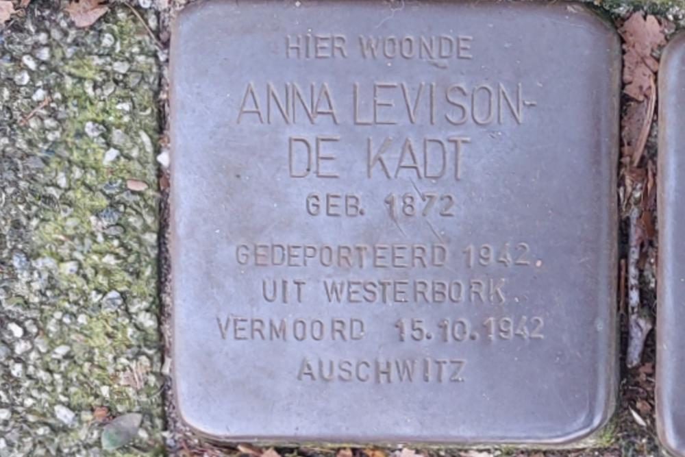 Stolpersteine Graaf Florisstraat 72b #2