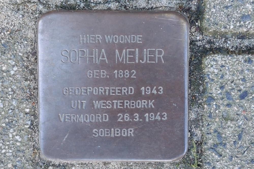 Stolpersteine Burgemeester Meineszlaan 38b #4