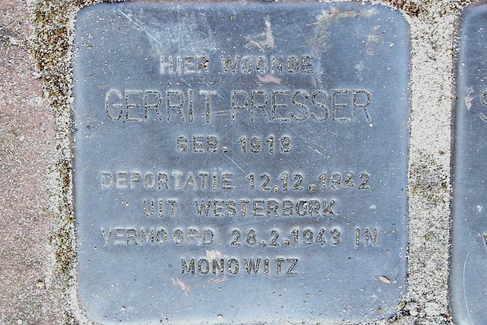 Stolpersteine Middenstraat 93 #4