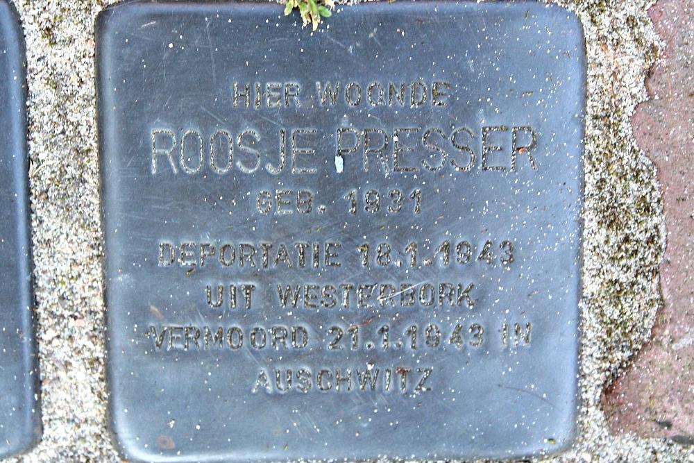 Stolpersteine Middenstraat 93 #7