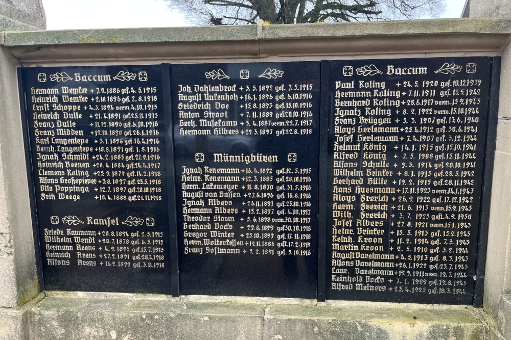 Oorlogsmonument Baccum #3