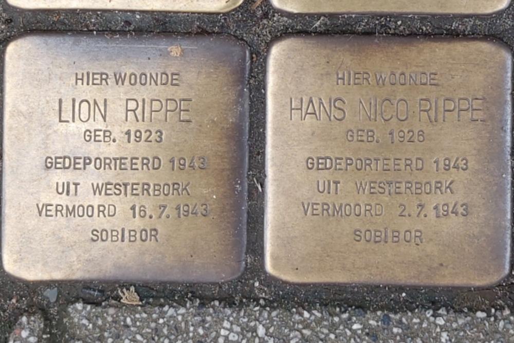 Stolpersteine Proveniersstraat 76b #4