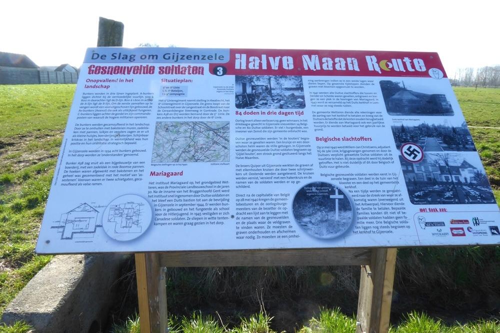 Halve Maanroute – infobord 3, Slag om Gijzenzele #3