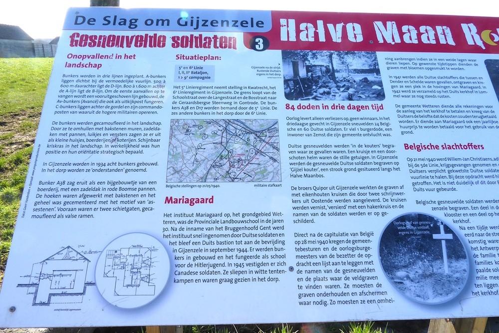 Halve Maanroute – infobord 3, Slag om Gijzenzele #4