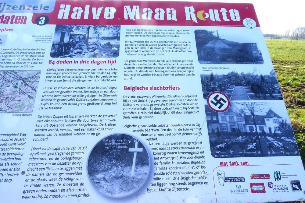 Halve Maanroute – infobord 3, Slag om Gijzenzele #5