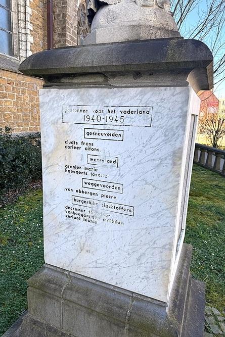 Oorlogsmonument - Heilig Hartbeeld Kortenberg #4