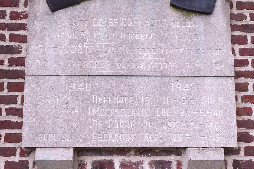 Gedenkteken Oorlogsslachtoffers Gontrode	 #4