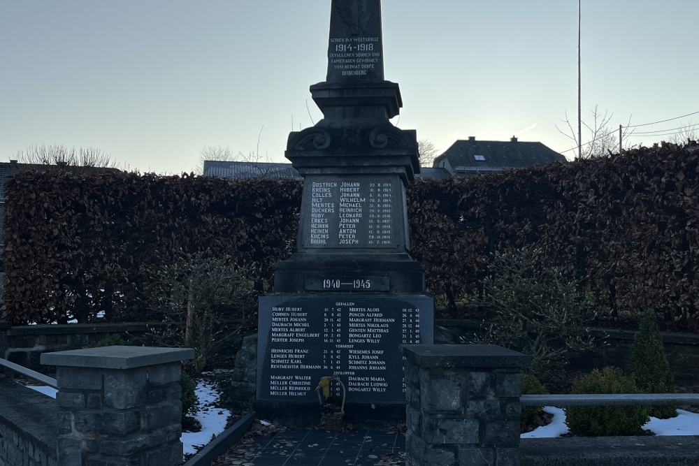 Oorlogsmonument Bergstrasse Amel #1