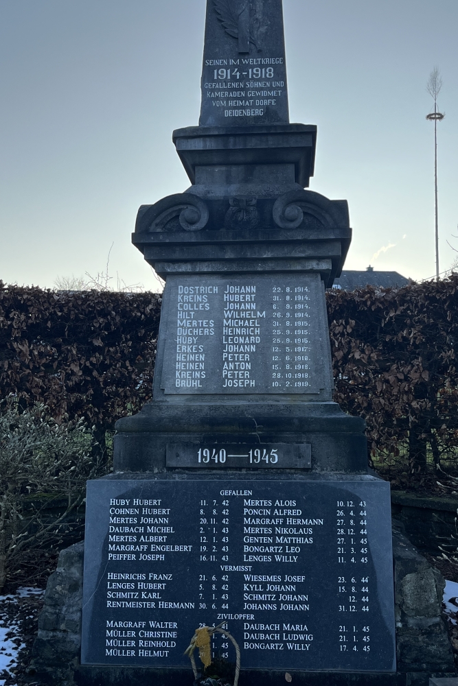 Oorlogsmonument Bergstrasse Amel #2