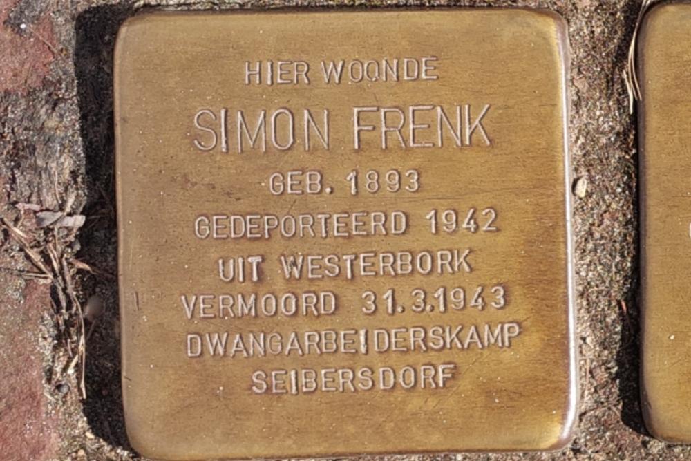 Stolpersteine Wilhelminastraat 60 #3