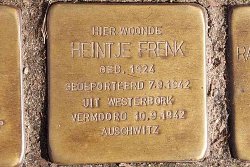 Stolpersteine Wilhelminastraat 60 #4