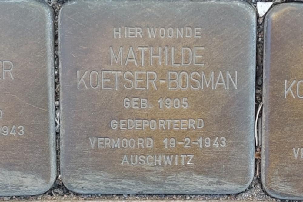 Stumbling Stones Hoogstraat 28 #3