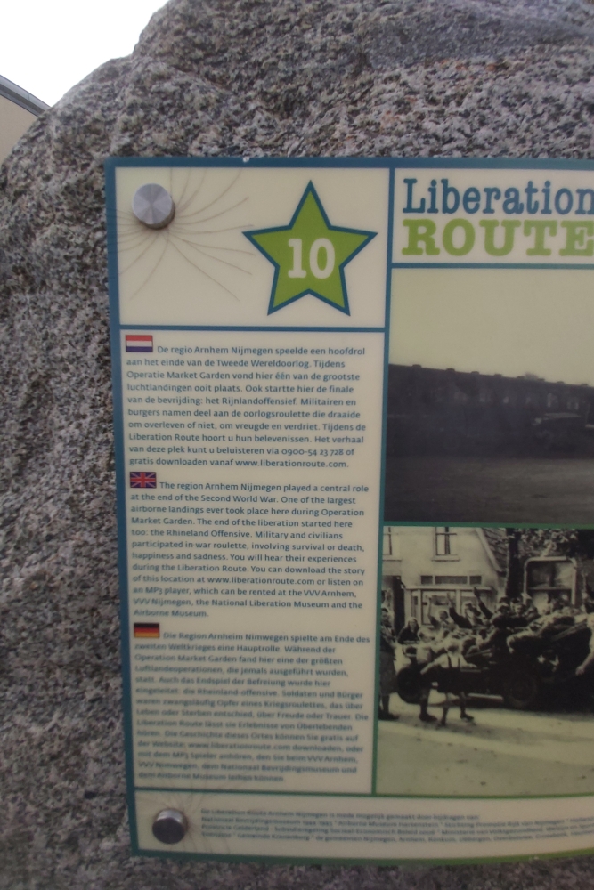Liberation Route Marker 010: Duitse trein ontsnapt door bevrijd gebied #4