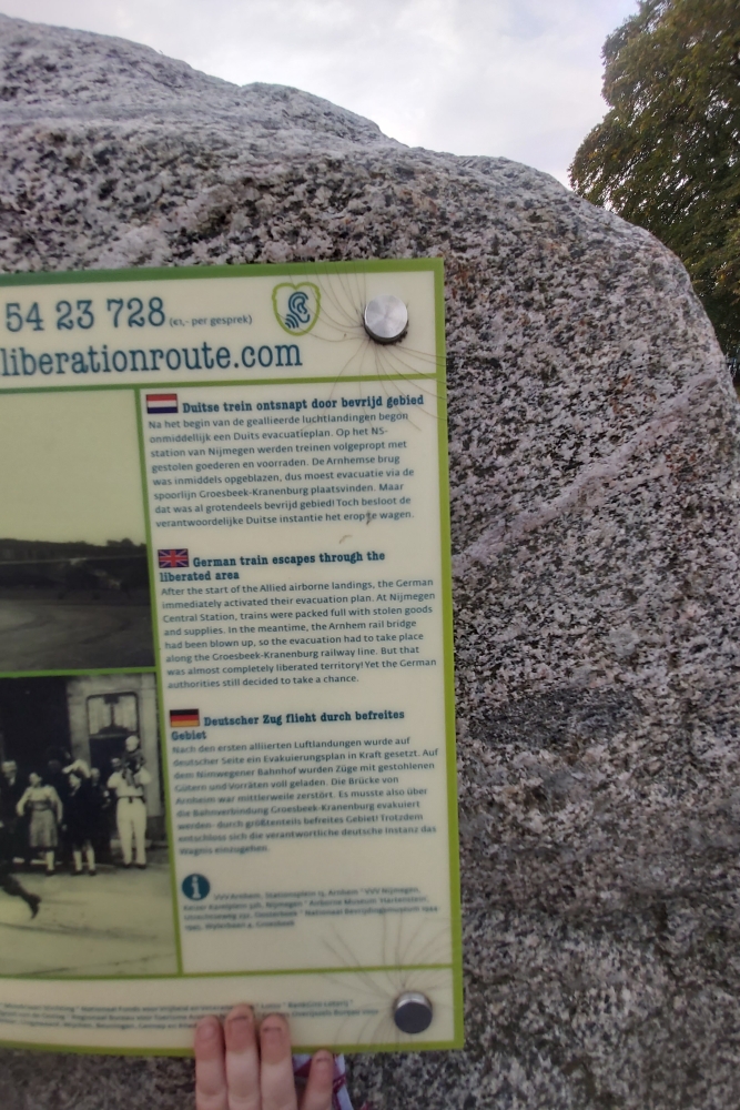 Liberation Route Marker 010: Duitse trein ontsnapt door bevrijd gebied #5