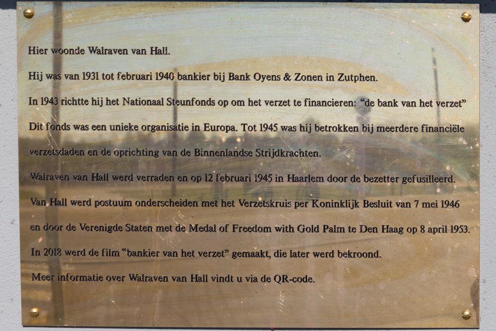 Memorial Walraven van Hall #1