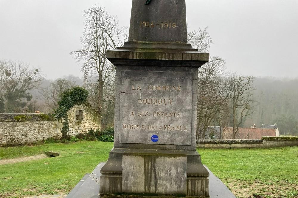 Oorlogsmonument Orrouy #2