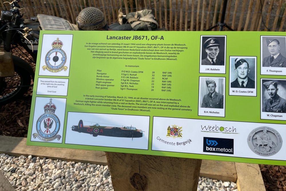 Crash Site Avro Lancaster Mk II B671 OF-A #2