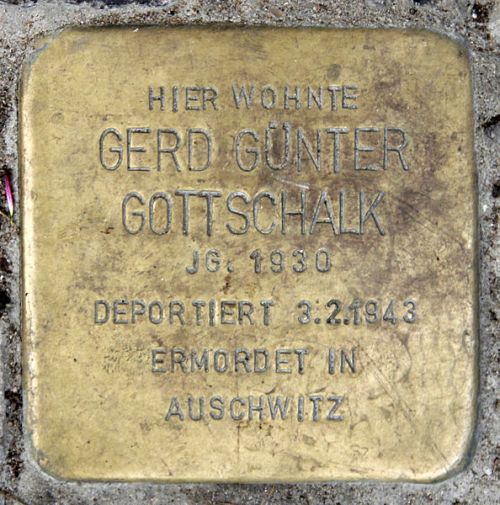 Stumbling Stones Sybelstraße 39 #3