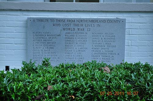 Oorlogsmonument Northumberland County #1