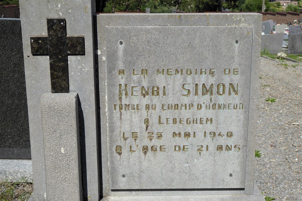 Belgisch Oorlogsgraf Wanlin #2