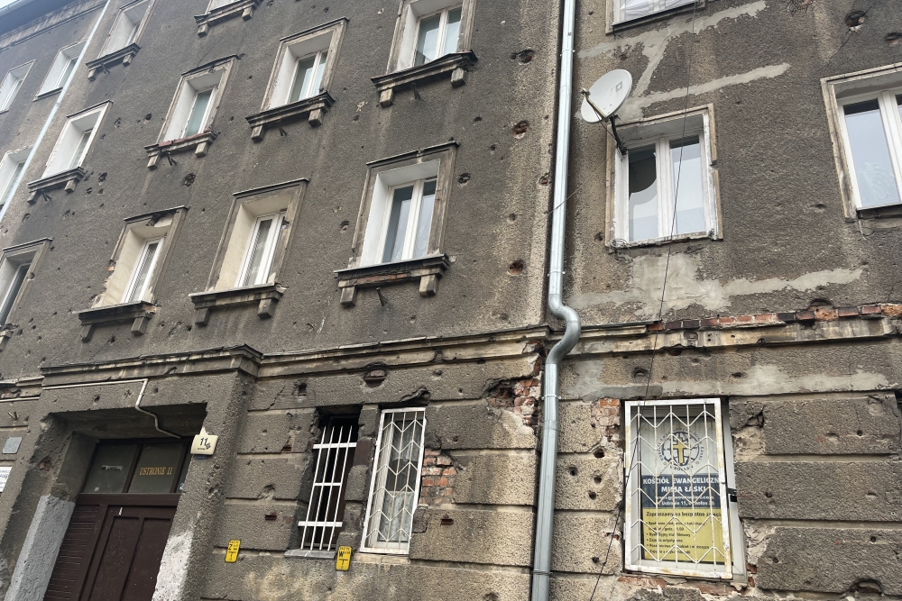 Kogel en Granaatinslagen Ustronie 11 Wroclaw #2