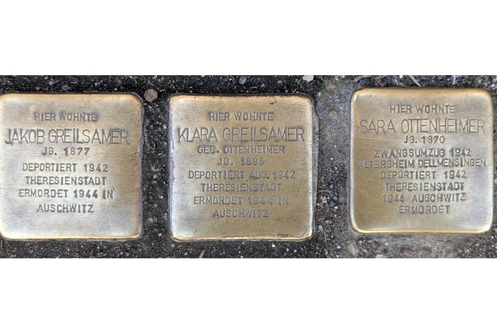 Stumbling Stones Mathildenstraße 8 #1