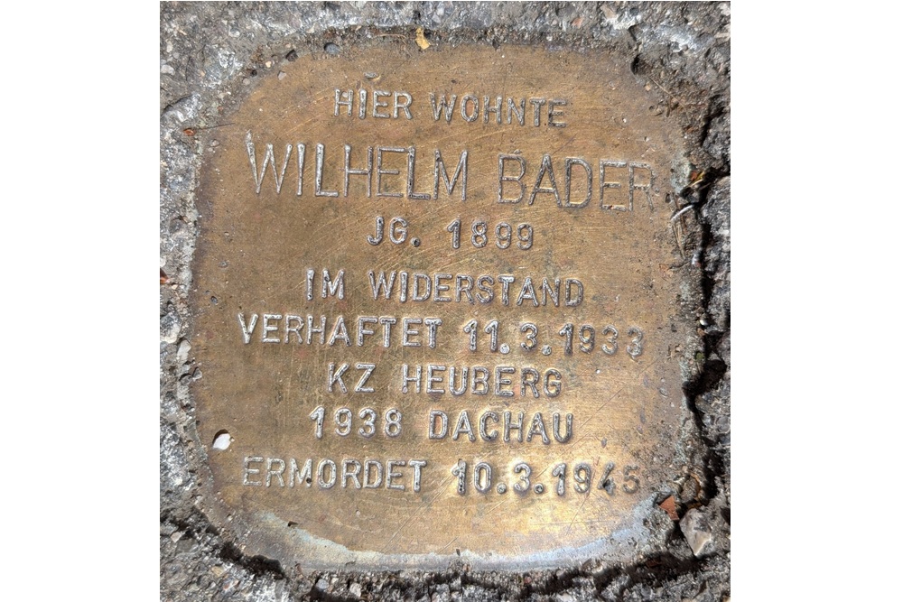 Stolperstein Bauhofstraße 14