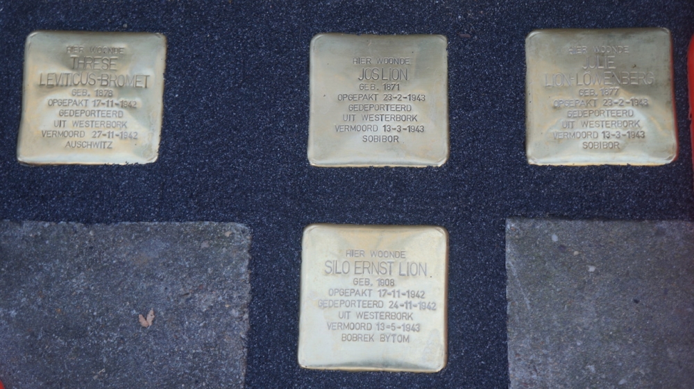 Stolpersteine Pontanusstraat 33