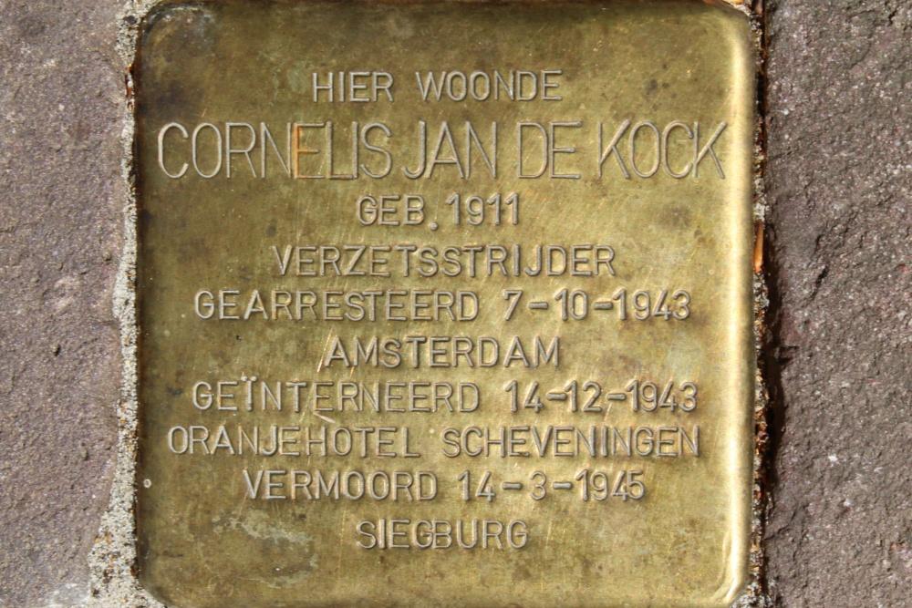 Stolperstein Wilhelminaweg 10 #1