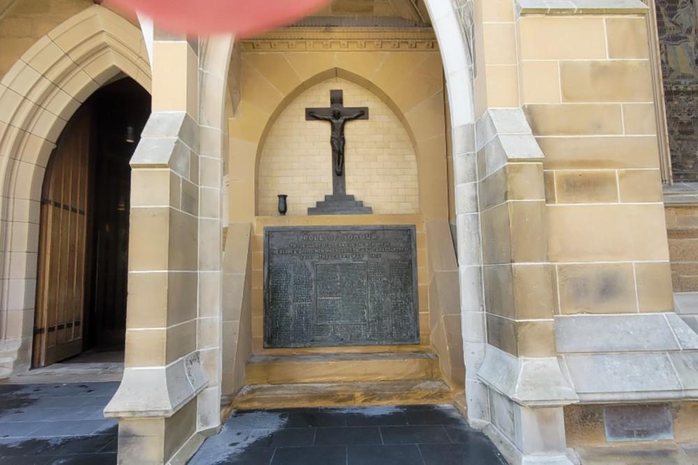 Roll of Honour St. David's Cathedral #1