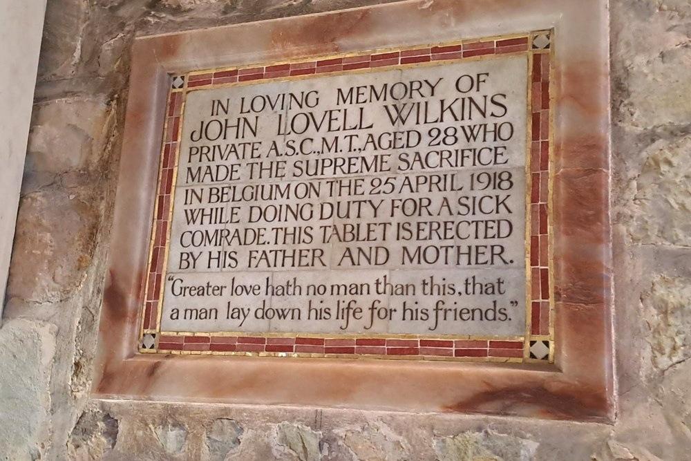 War Memorial St. Mary Church Brighstone #2