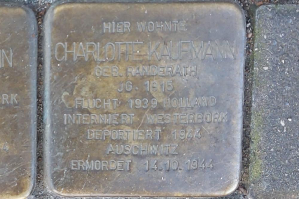 Stolpersteine Herzogstrasse 1 Kleve #6