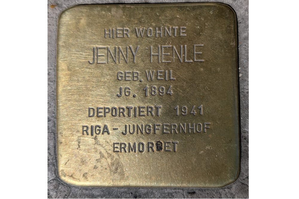 Stolperstein Myliusstraße 6/1