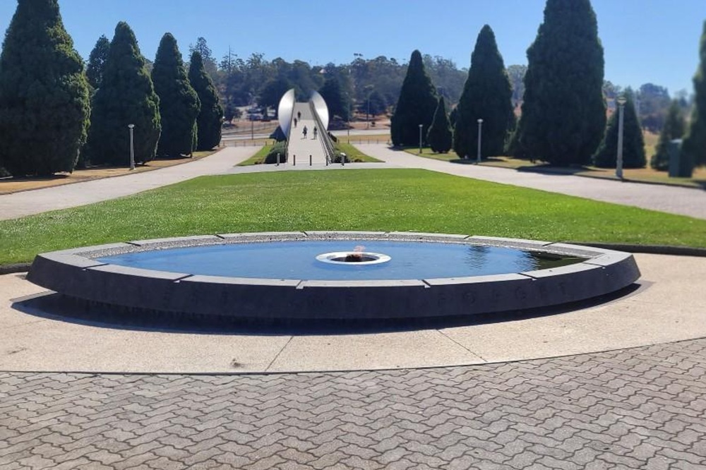 Eternal Flame and Reflecting Pool
