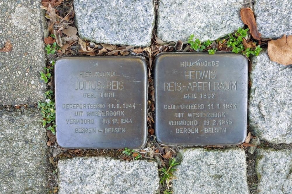 Stolpersteine A.G. de Vrijestraat 18 #3