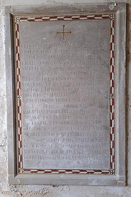 Roll of Honour St. Peter and St. Paul Church #4