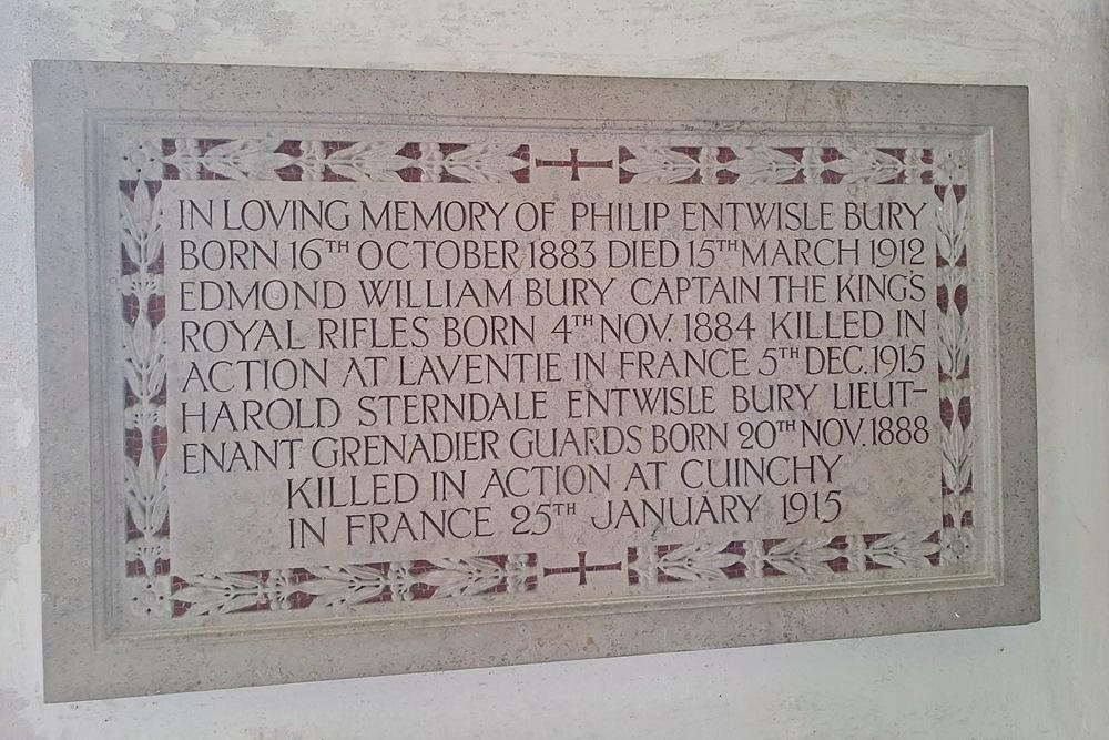 Roll of Honour St. Peter and St. Paul Church #5