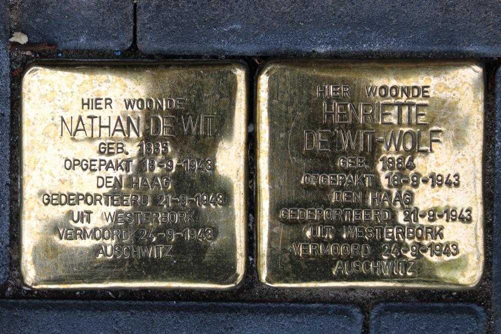 Stolpersteine Carel Reinierszkade 259