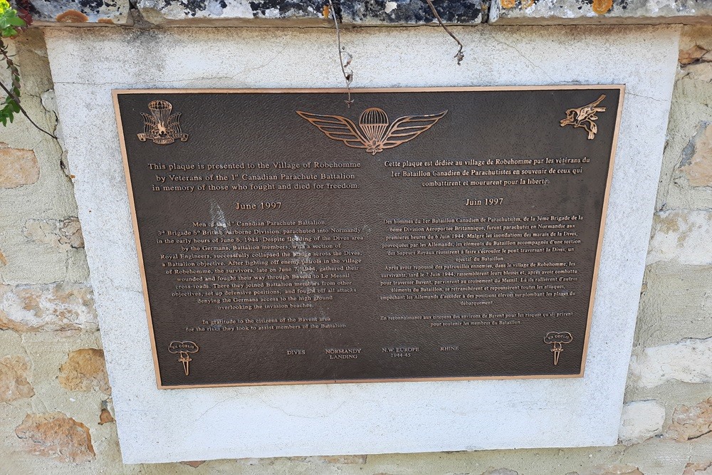 Monument Robehomme Canadians June 6, 1944 #2
