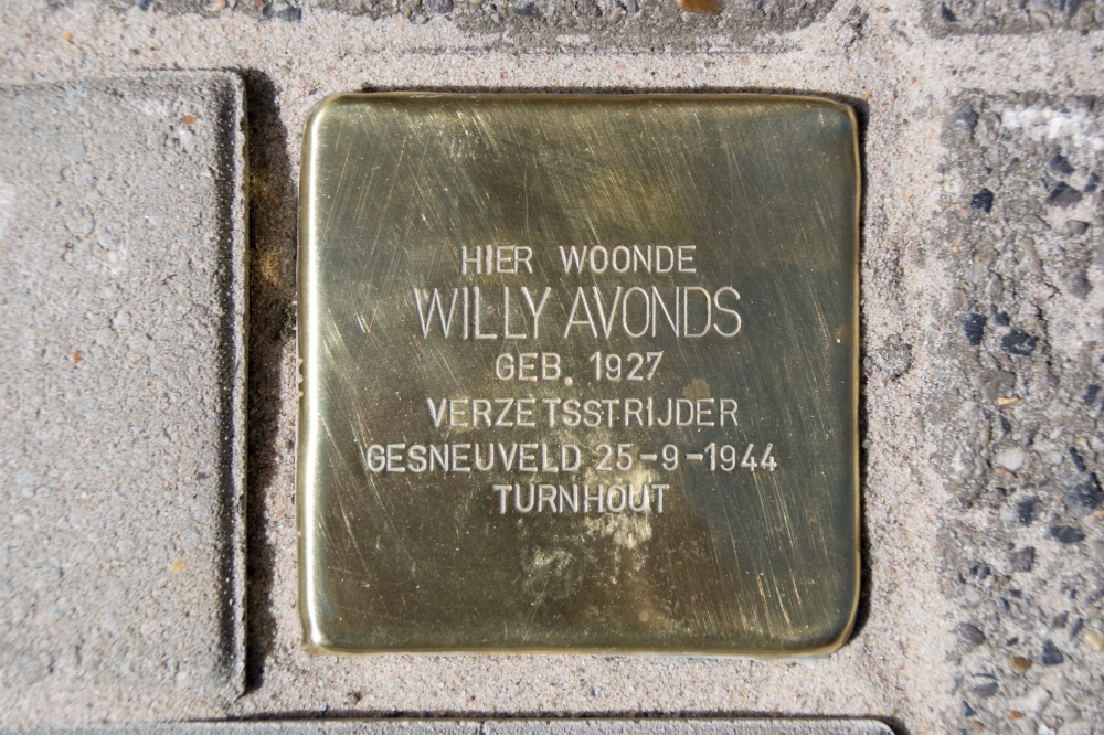Stumbling stone resistance fighter Willy Avonds Turnhout #1