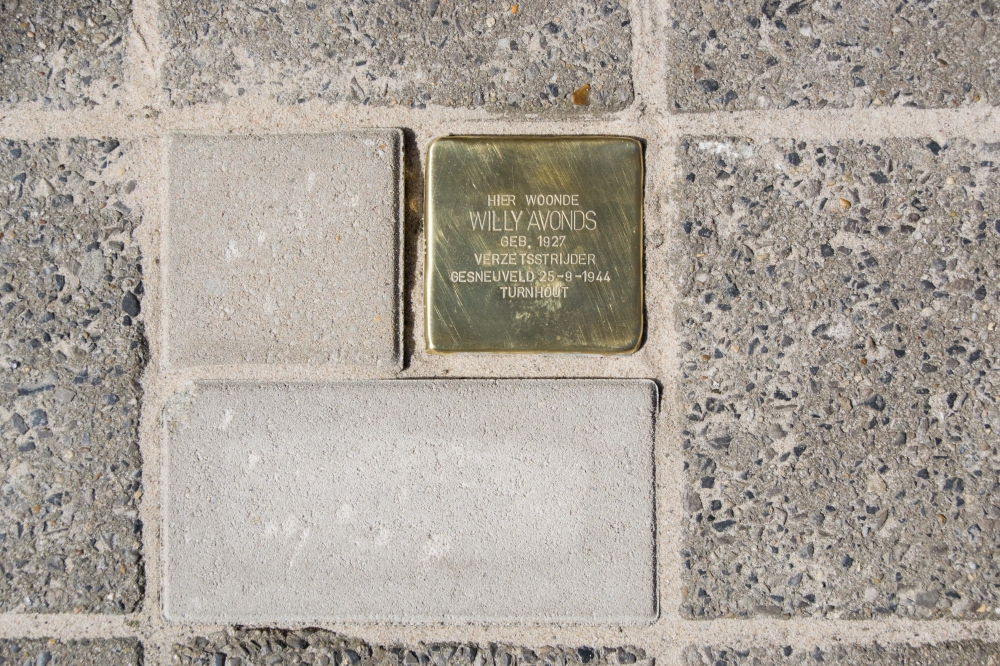 Stumbling stone resistance fighter Willy Avonds Turnhout #2